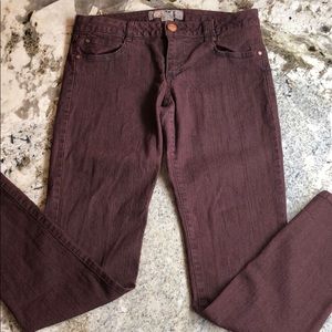 Jolt Stretchy Jeans Eggplant Purple